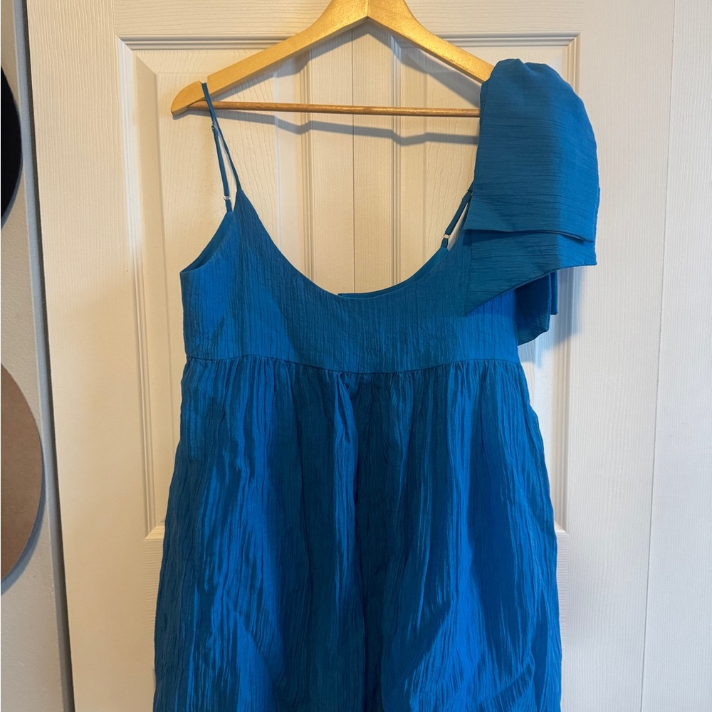 Gianni Bini Teal Textured Dress